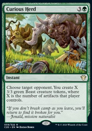【JPN】《＜好奇獸群＞/Curious Herd》[指揮官2020禮盒]