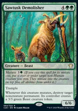 【JPN】《＜鋸牙逞威獸＞/Sawtusk Demolisher》[指揮官2020禮盒]