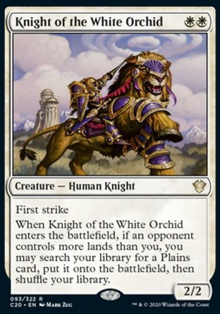【JPN】《白蘭騎士/Knight of the White Orchid》[指揮官2020禮盒]