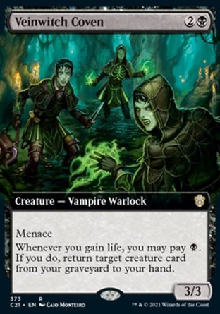 【JPN】《血脈巫師群/Veinwitch Coven》[指揮官2021]〔SP〕