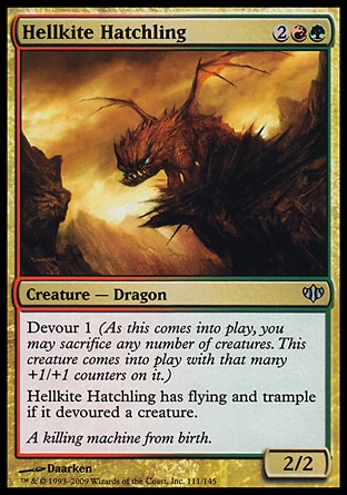【JPN】《殘虐者幼雛/Hellkite Hatchling》[聚流]