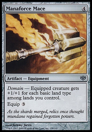 【JPN】《法鑄錘/Manaforce Mace》[聚流]
