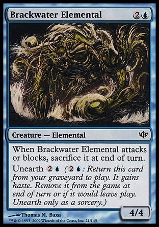 【JPN】《滯水元素/Brackwater Elemental》[聚流]