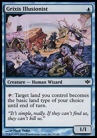 【JPN】《格利極幻影師/Grixis Illusionist》[聚流]
