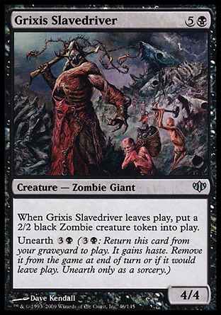 【JPN】《格利極奴工頭/Grixis Slavedriver》[聚流]