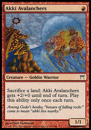 【JPN】《雪崩惡鬼/Akki Avalanchers》[神河群英錄]
