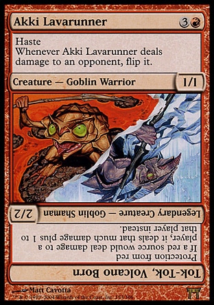 【JPN】《岩漿奔越鬼/Akki Lavarunner》[神河群英錄]