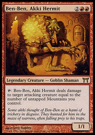 【JPN】《惡鬼賢者班班/Ben-Ben, Akki Hermit》[神河群英錄]