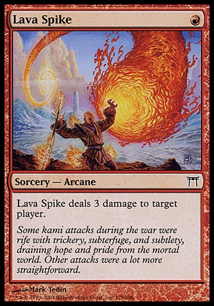 【JPN】《熔岩擊/Lava Spike》[神河群英錄]