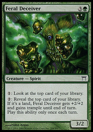 【JPN】《野性欺瞞者/Feral Deceiver》[神河群英錄]