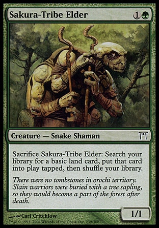 【JPN】《櫻宗長老/Sakura-Tribe Elder》[神河群英錄]