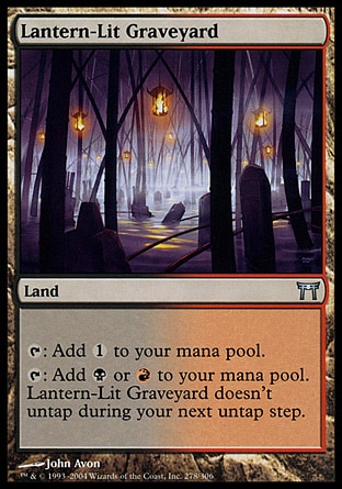 【JPN】《懸燈墳地/Lantern-Lit Graveyard》[神河群英錄]