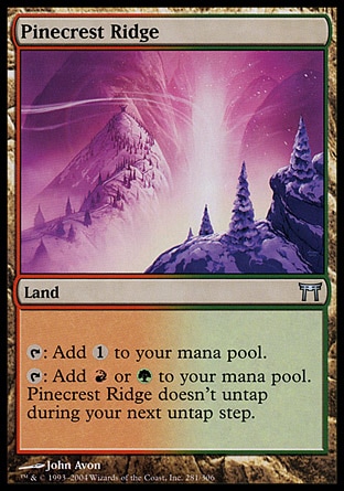 【JPN】《松頂山脊/Pinecrest Ridge》[神河群英錄]