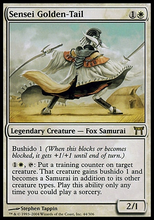 【JPN】《金尾師範/Sensei Golden-Tail》[神河群英錄]〔SP〕
