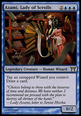 【JPN】《萬卷薊夫人/Azami, Lady of Scrolls》[神河群英錄]