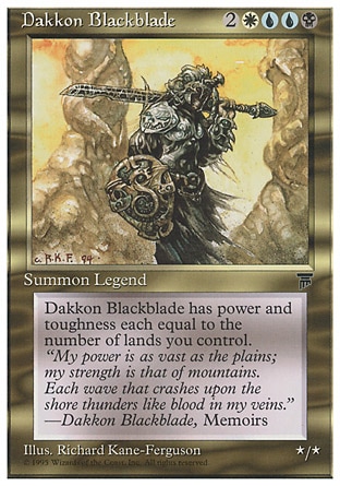 【JPN】《＜烏鋒達肯＞/Dakkon Blackblade》[編年史]