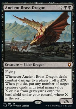 【ENG】《遠古黃銅龍/Ancient Brass Dragon》[指揮官傳奇：爭戰柏德之門]〔SP〕