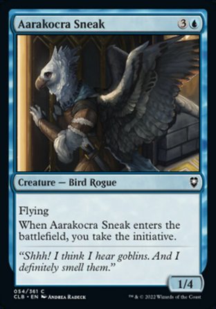 【ENG】《飛羽族偷襲客/Aarakocra Sneak》[指揮官傳奇：爭戰柏德之門]