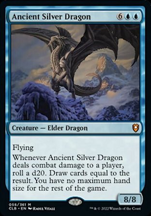 【JPN】《遠古銀龍/Ancient Silver Dragon》[指揮官傳奇：爭戰柏德之門]