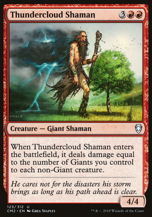 【ENG】《雷雲祭師/Thundercloud Shaman》[指揮官精選集二]
