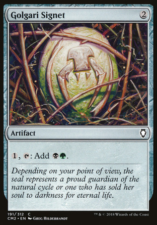 【ENG】《葛加理印記/Golgari Signet》[指揮官精選集二]