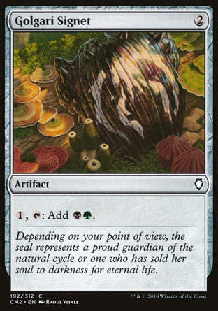 【ENG】《葛加理印記/Golgari Signet》[指揮官精選集二]