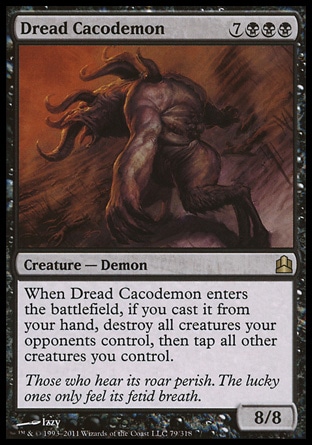 【JPN】《＜可怖惡魔＞/Dread Cacodemon》[指揮官禮盒]