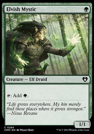 【ENG】 ☆Foil☆ 《妖精秘教徒/Elvish Mystic》[指揮官大師]