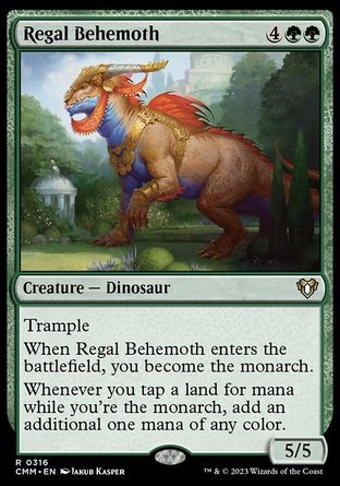 【ENG】 ☆Foil☆ 《威嚴貝西摩斯/Regal Behemoth》[指揮官大師]