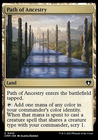 【ENG】 ☆Foil☆ 《祖靈徑道/Path of Ancestry》[指揮官大師]