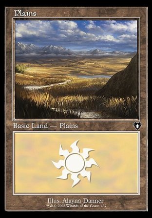 【ENG】 ☆Foil☆ 《平原/Plains》[指揮官大師]
