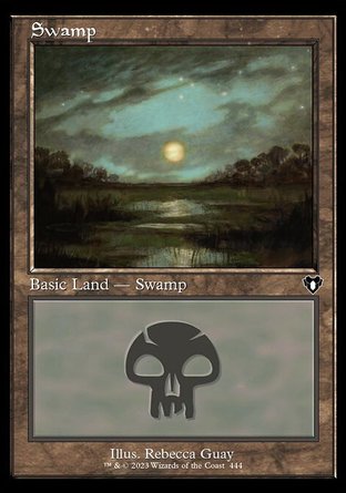 【ENG】 ☆Foil☆ 《沼澤/Swamp》[指揮官大師]