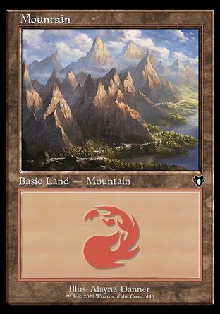 【ENG】 ☆Foil☆ 《山脈/Mountain》[指揮官大師]