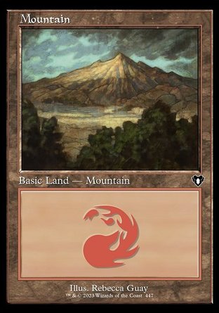 【ENG】 ☆Foil☆ 《山脈/Mountain》[指揮官大師]