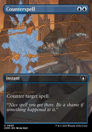 【ENG】 ☆Foil☆ 《反擊咒語/Counterspell》[指揮官大師]