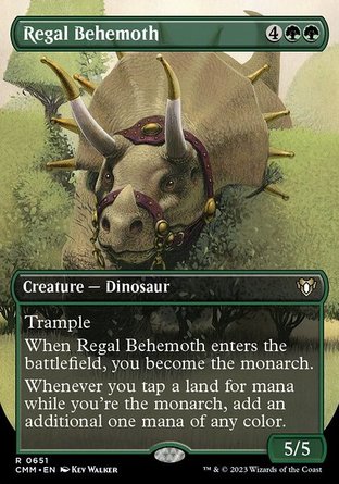 【ENG】 ☆Foil☆ 《威嚴貝西摩斯/Regal Behemoth》[指揮官大師]
