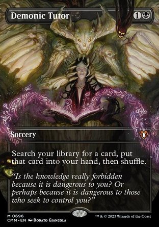 【ENG】《邪魔導師/Demonic Tutor》[指揮官大師]