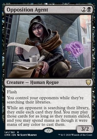 【JPN】 ☆Foil☆ 《反對派密探/Opposition Agent》[指揮官傳奇]