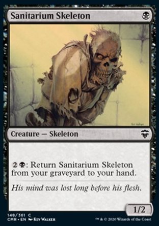 【ENG】《瘋人院骷髏妖/Sanitarium Skeleton》[指揮官傳奇]