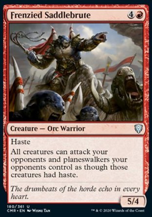 【ENG】《狂熱巨獸騎士/Frenzied Saddlebrute》[指揮官傳奇]