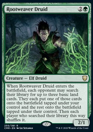 【ENG】《織根德魯伊/Rootweaver Druid》[指揮官傳奇]