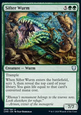【ENG】《碎岩亞龍/Sifter Wurm》[指揮官傳奇]