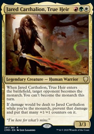 【ENG】《正統傳人賈瑞卡薩隆/Jared Carthalion, True Heir》[指揮官傳奇]