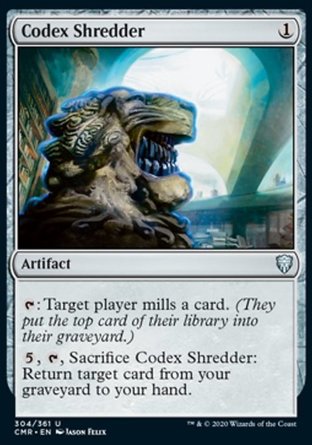 【ENG】《紙本攪碎器/Codex Shredder》[指揮官傳奇]