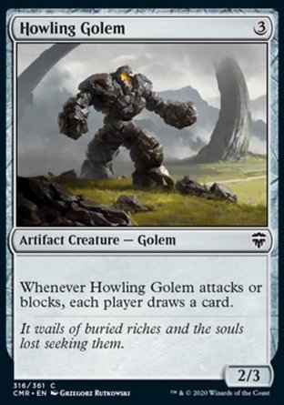 【ENG】《嚎叫魔像/Howling Golem》[指揮官傳奇]