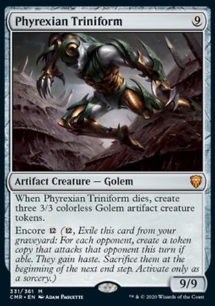 【ENG】《非瑞克西亞三體像/Phyrexian Triniform》[指揮官傳奇]