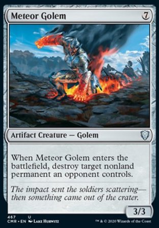【ENG】《隕石魔像/Meteor Golem》[指揮官傳奇]