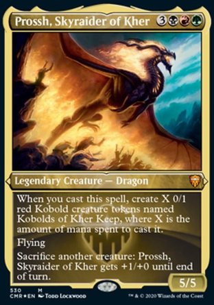 【JPN】 ☆蝕刻閃☆ 《喀爾天君普羅許/Prossh, Skyraider of Kher》[指揮官傳奇]