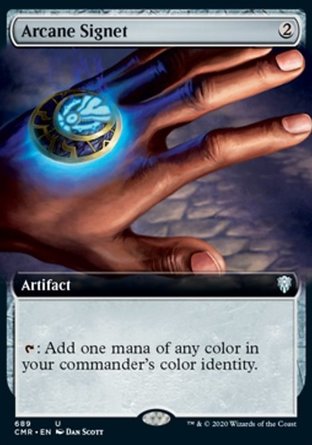 【JPN】 ☆Foil☆ 《秘法印記/Arcane Signet》[指揮官傳奇]