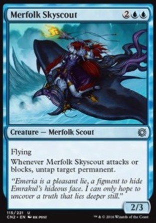 【ENG】《空偵人魚/Merfolk Skyscout》[詭局：王權爭霸]